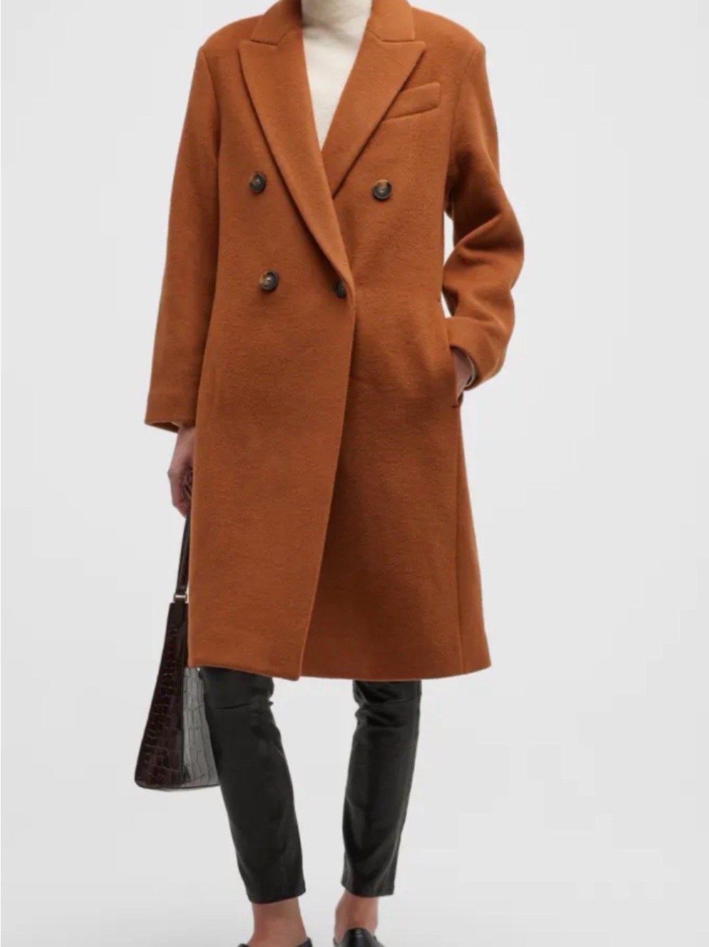 Vince Women’s Chestnut Long Coat